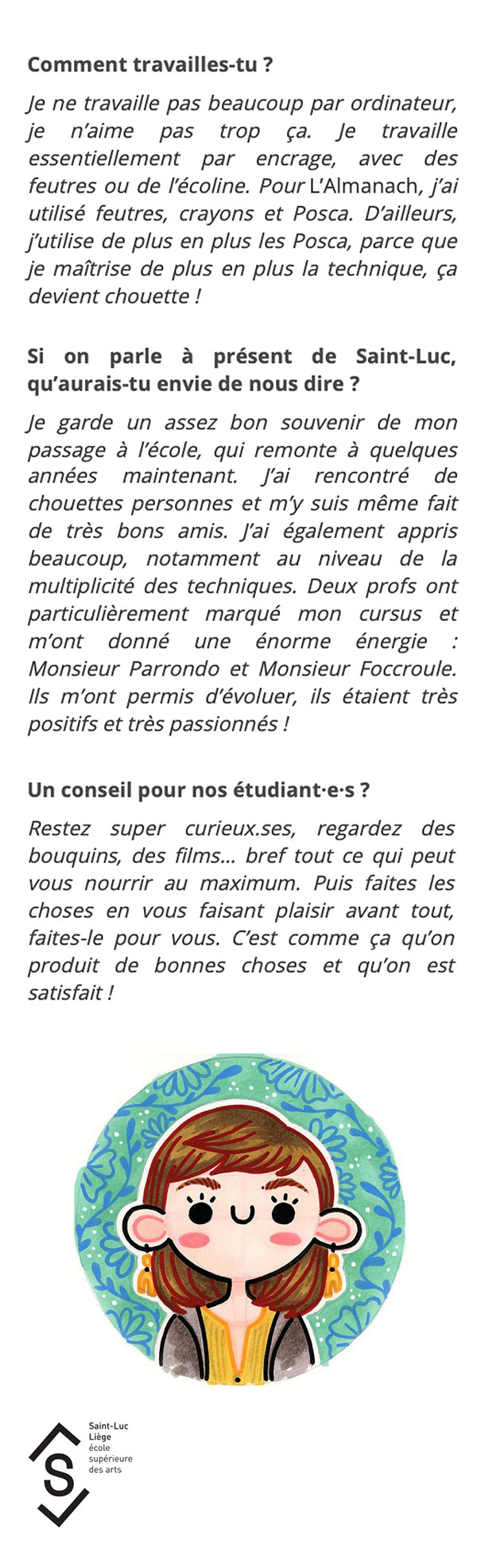 Article Saint-Luc 2020 Mara